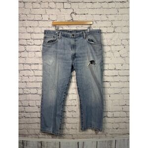 Eddie Bauer Men's Light Wash Denim Jeans Size 40x30